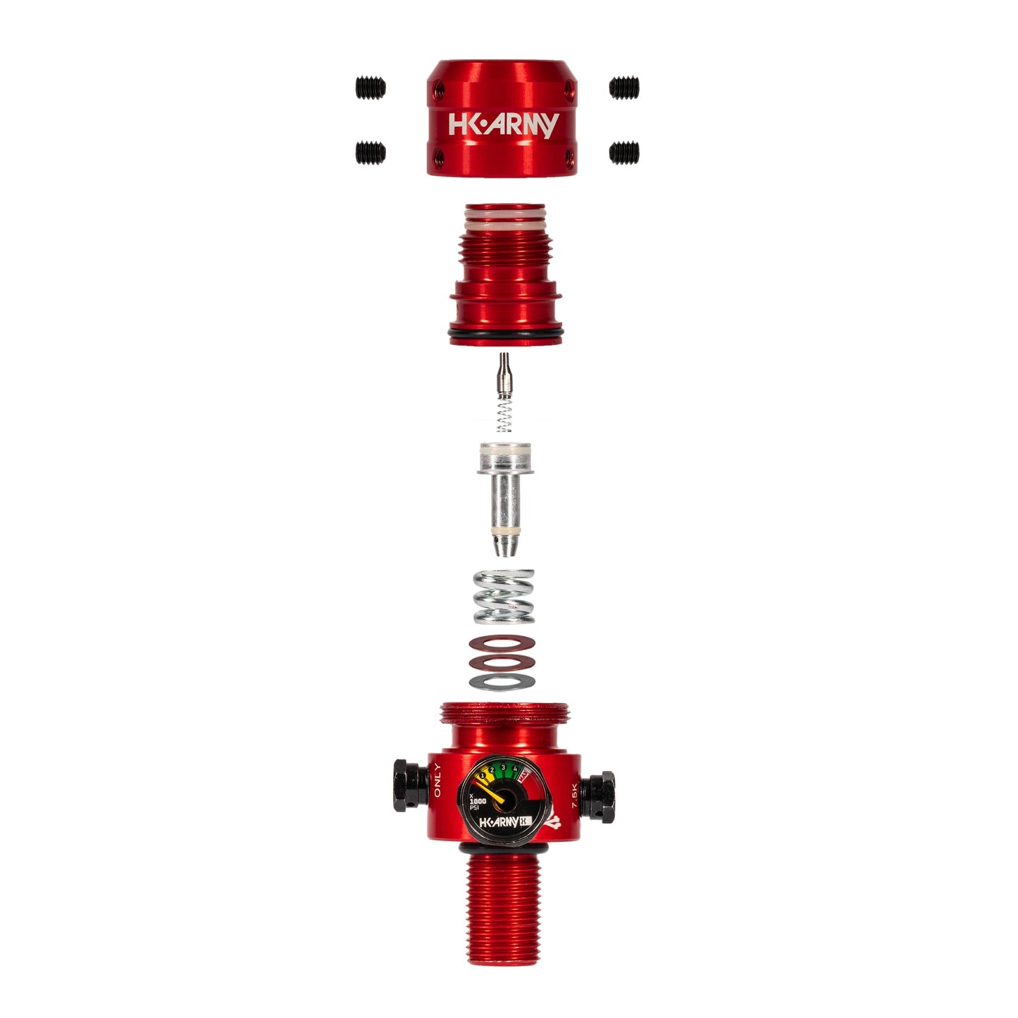 AeroLite Pro Regulator - Adjustable & Rotational - Red