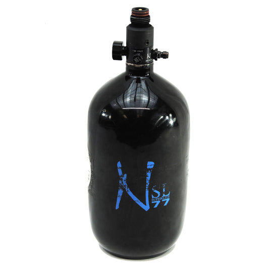 Used Ninja 77ci/4500psi SL Tank - Black w/ Blue Logo