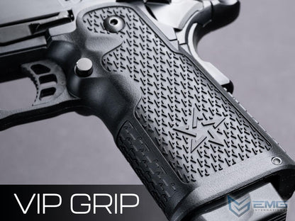EMG Helios Staccato Licensed C2 Compact 2011 Gas Blowback CO2 Airsoft Pistol - VIP Grip CNC