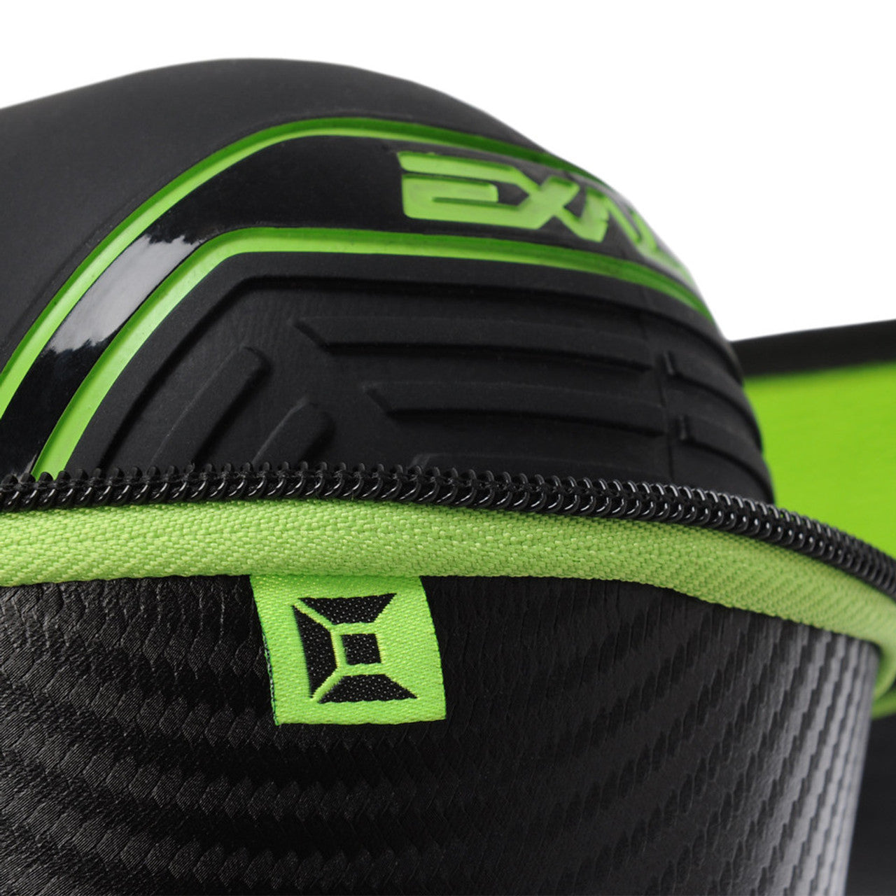 Exalt Carbon Tank Case - Black/Lime