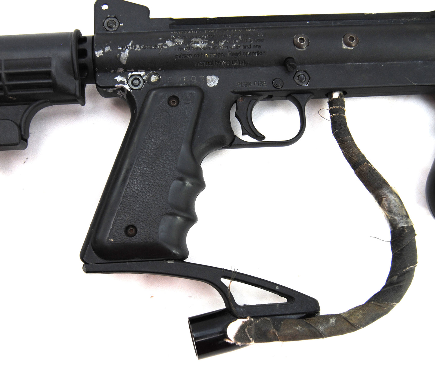 Used Tippmann 98 Custom Paintball Marker w/ Stock and Drop Forward