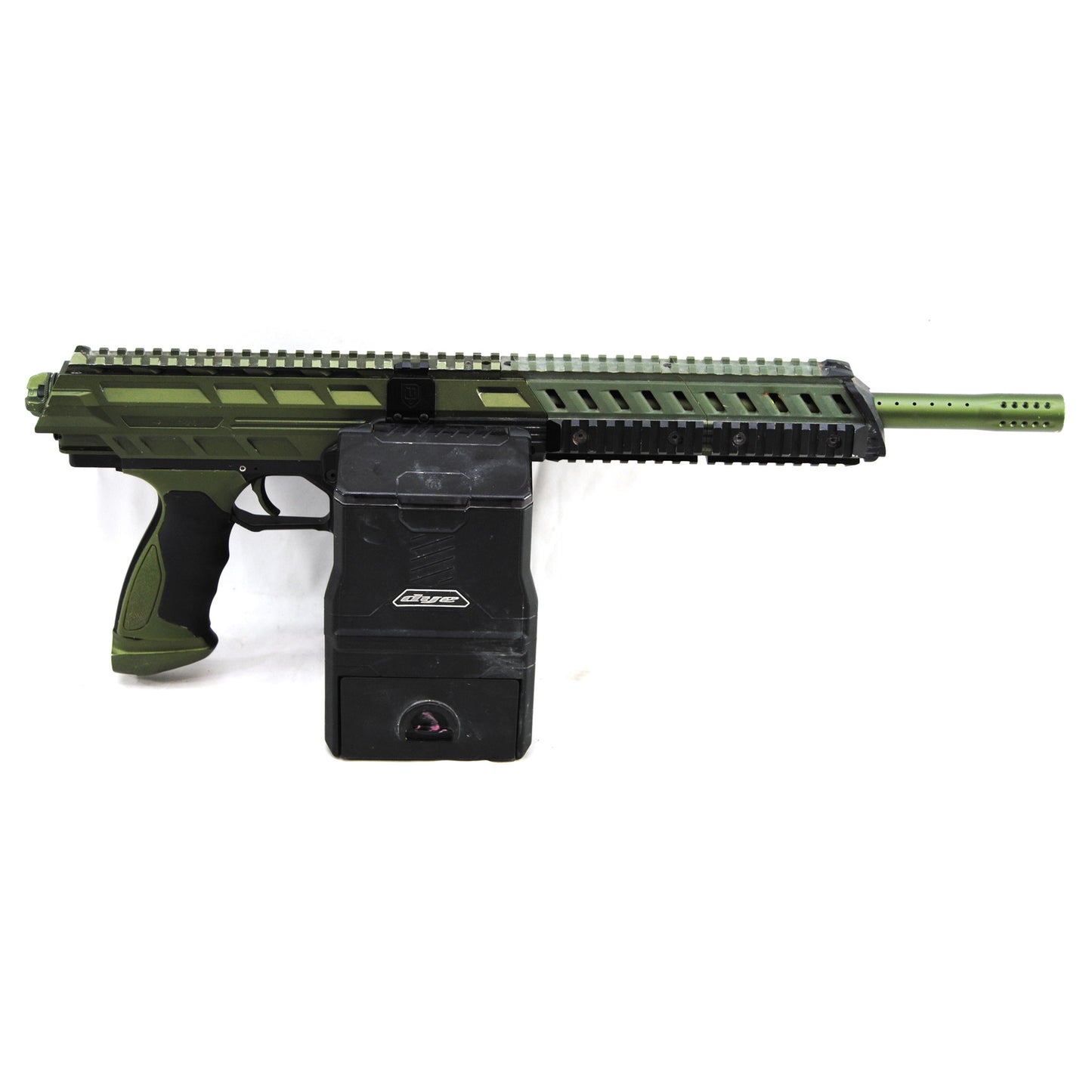 Used Dye Assault Matrix DAM CQB w/ Box Rotor - Olive