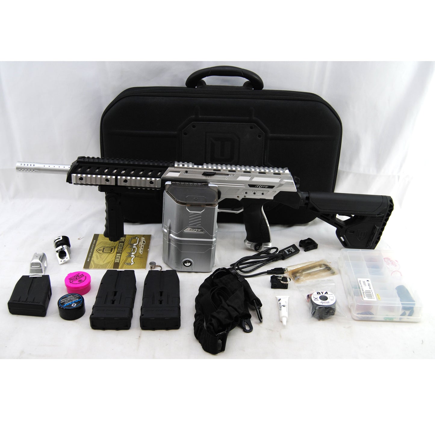 Used Dye Assault Matrix DAM w/ Box Rotor - Silverback