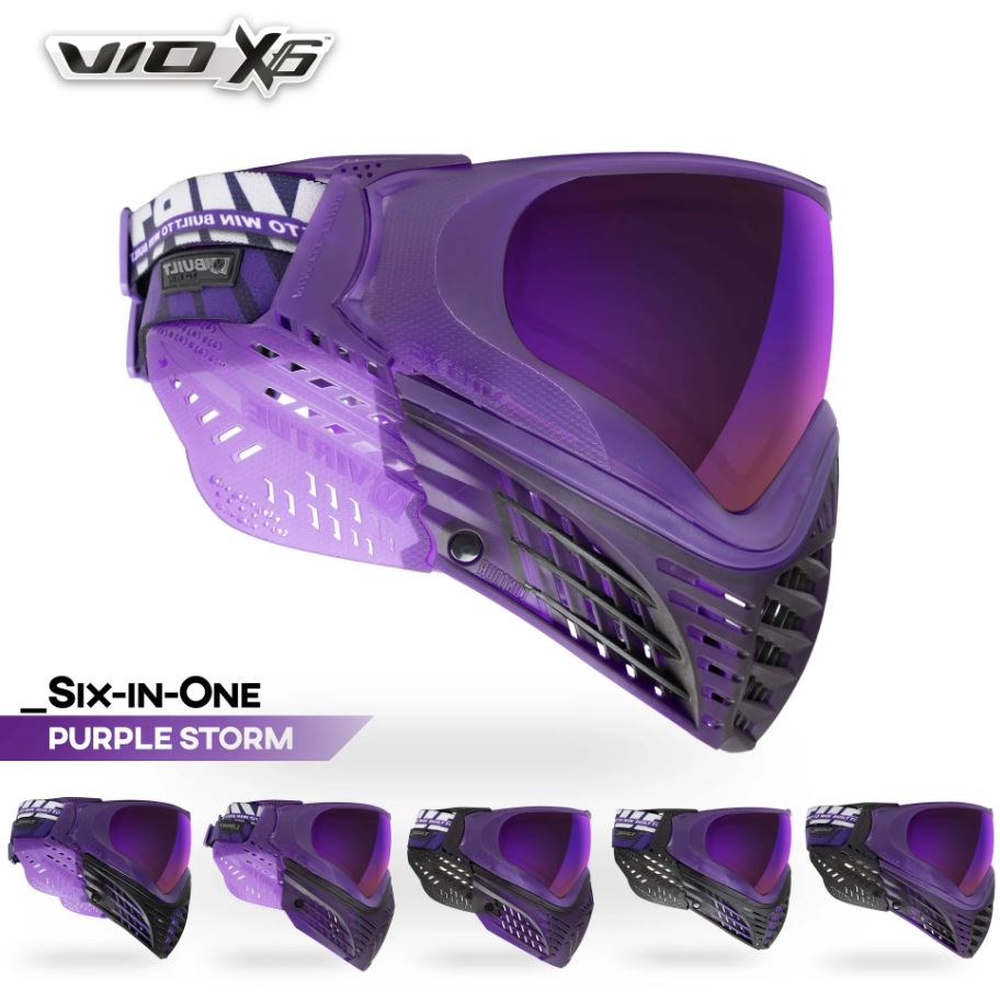 Virtue VIO X6 Paintball Goggle - Purple Storm