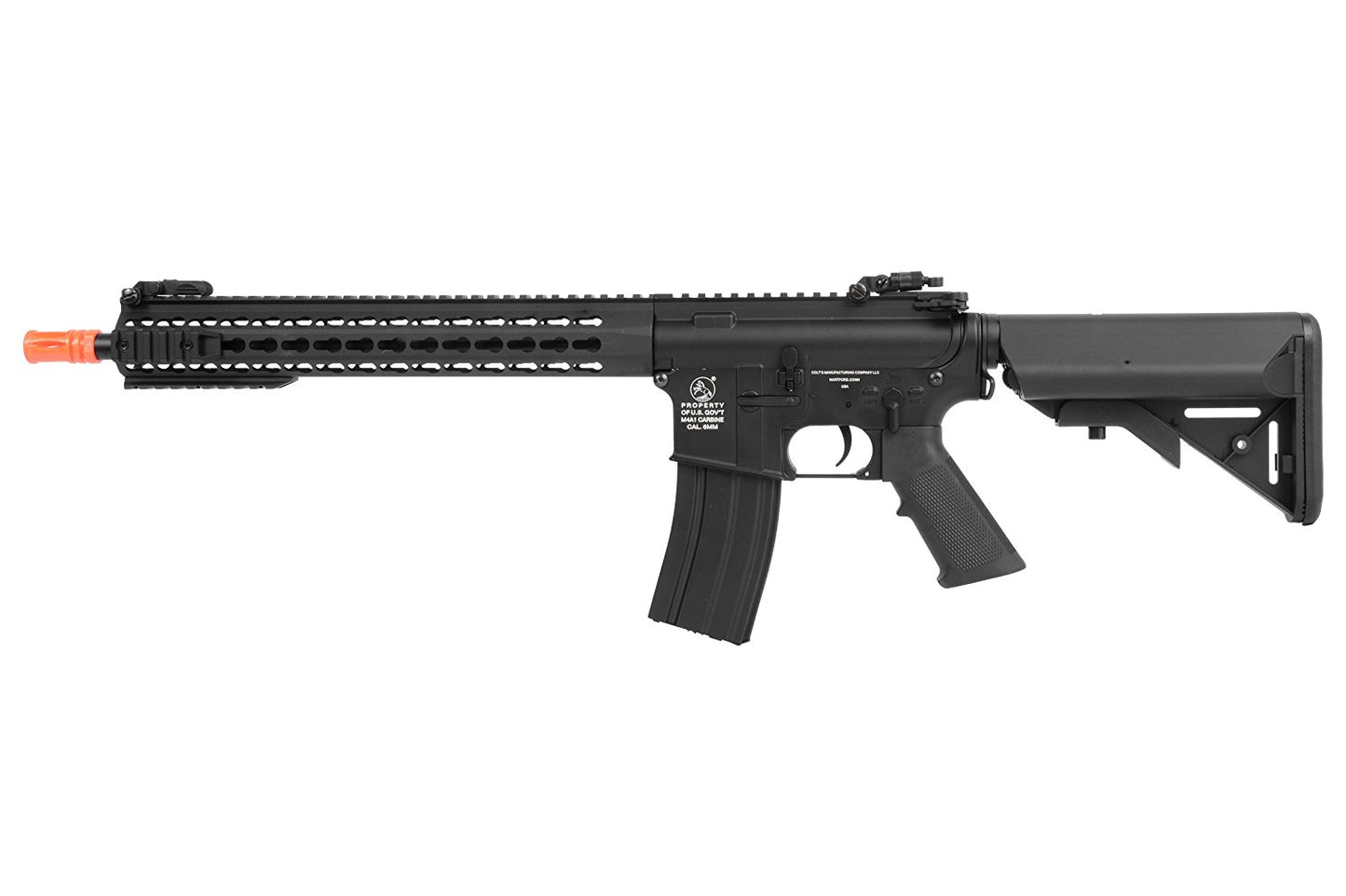 Colt M4A1 Long Keymod AEG - Full Metal - Black - Palco