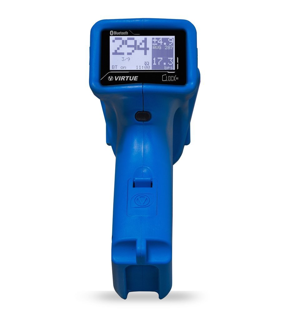 Virtue Clock III Paintball Chronograph - Cyan - Virtue
