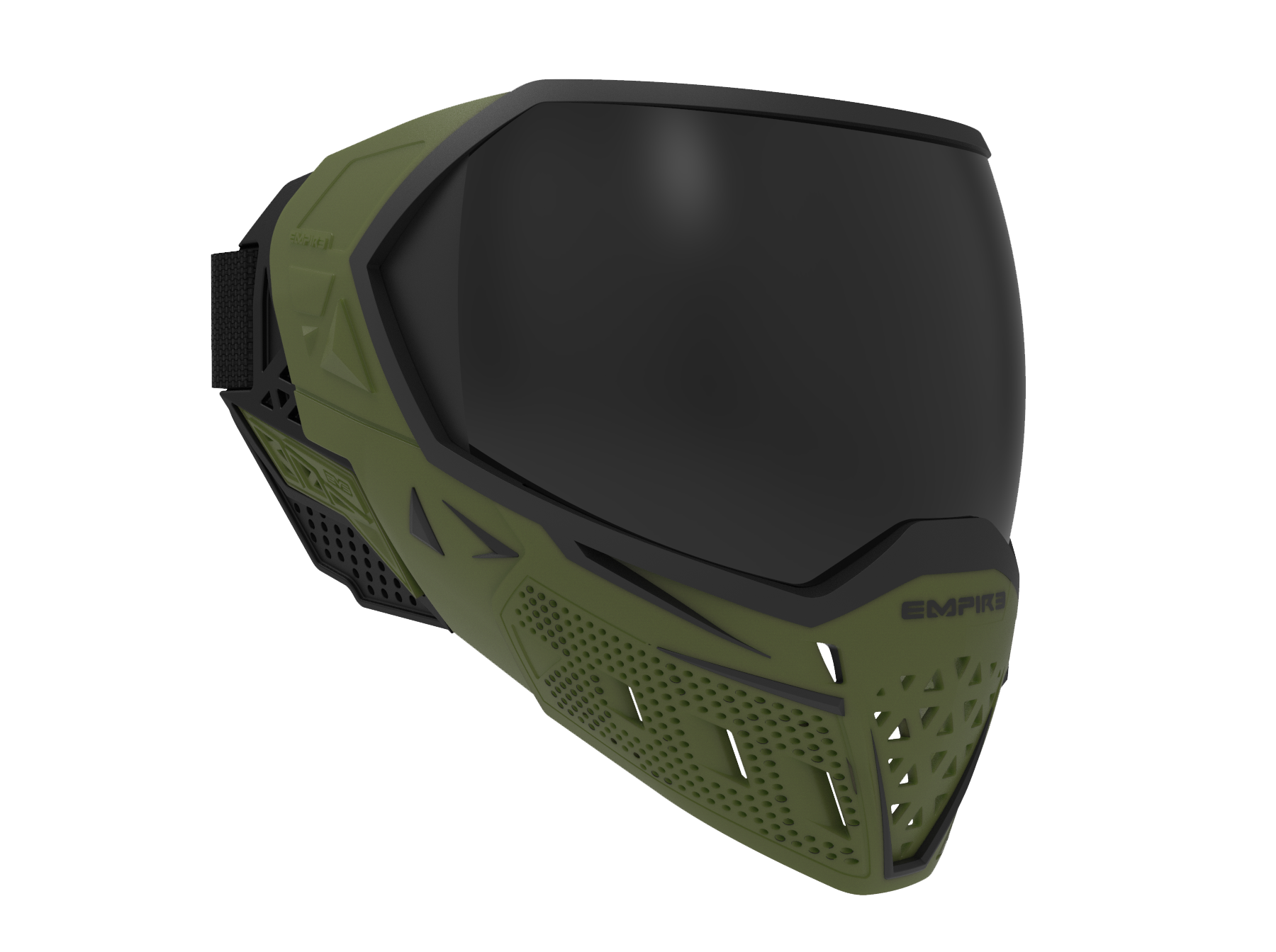 Empire EVS Enhanced Vision System Goggle - Olive/Black - 2 lenses - Empire