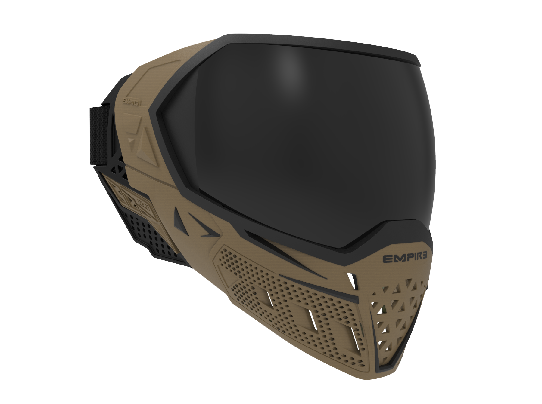 Empire EVS Enhanced Vision System Goggle - Tan/Black - 2 lenses - Empire