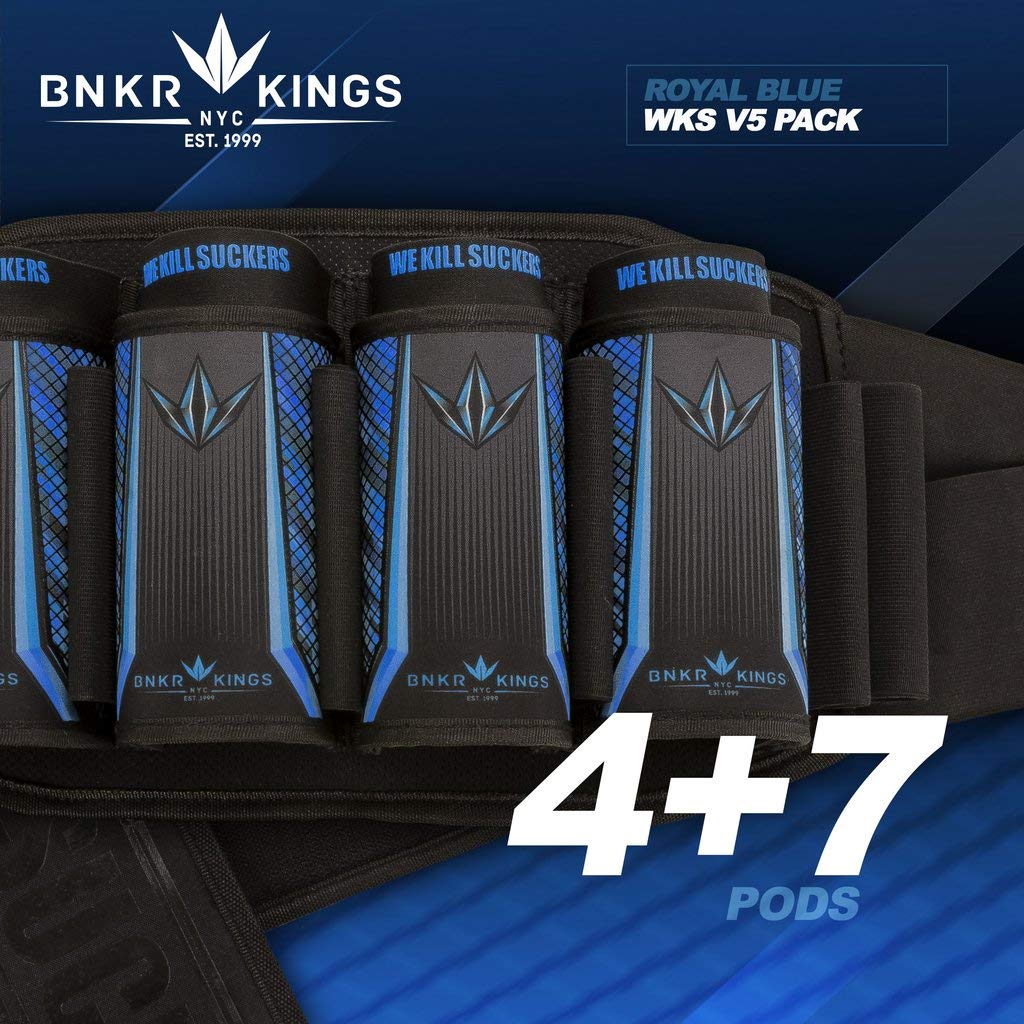 Bunker Kings V5 WKS Strapless Pack 4+7 - Royal Blue - Bunker Kings