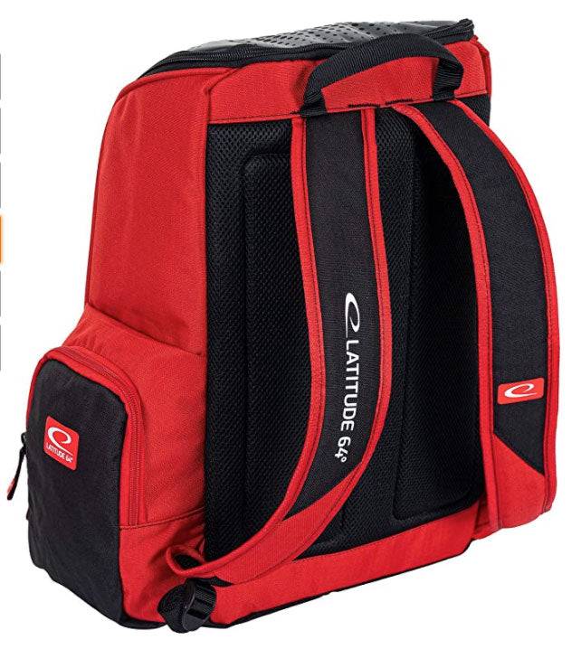 Latitude 64 Luxury Core backpack Disc Golf Bag - Red - Latitude 64