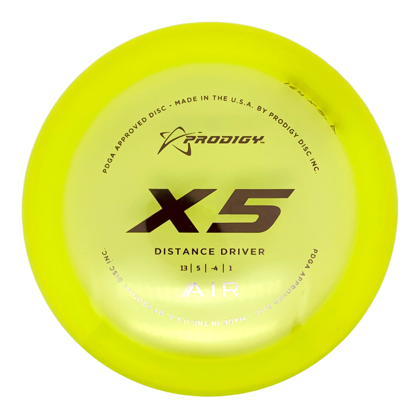 Prodigy X5 Distance Driver Disc - AIR Plastic