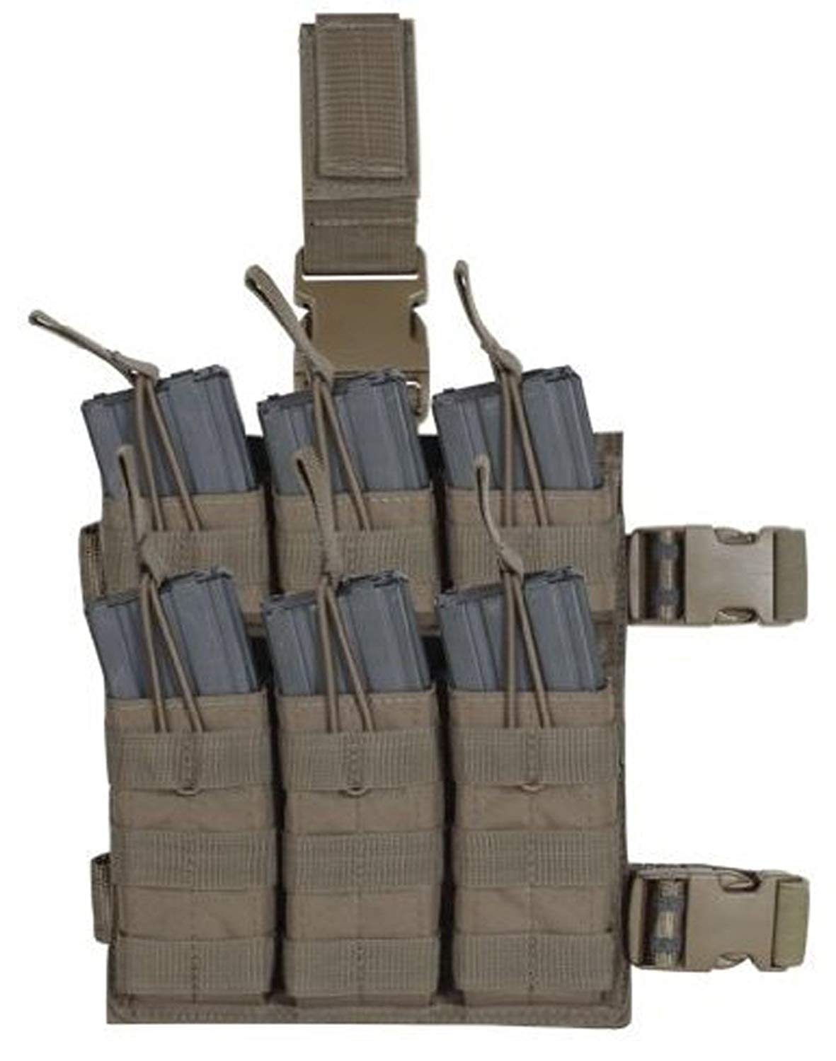 Voodoo Tactical M4/M16 Drop Leg Shingle Magazine pouch - Coyote Tan - Voodoo Tactical