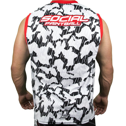 Social Paintball Grit Sleeveless Jersey - Wings - XL - Social Paintball