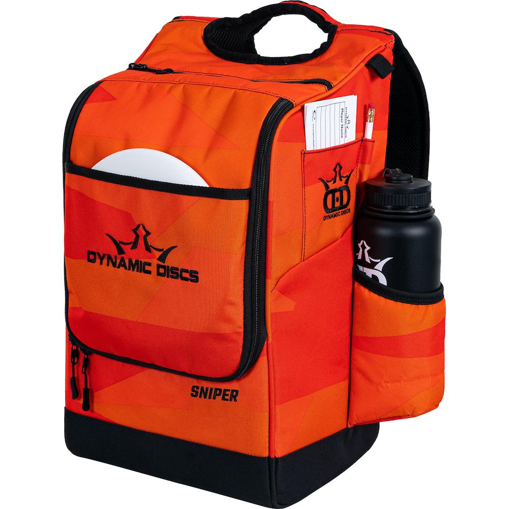 Dynamic Discs Sniper Backpack Disc Golf Bag - Infrared Orange - Dynamic Discs