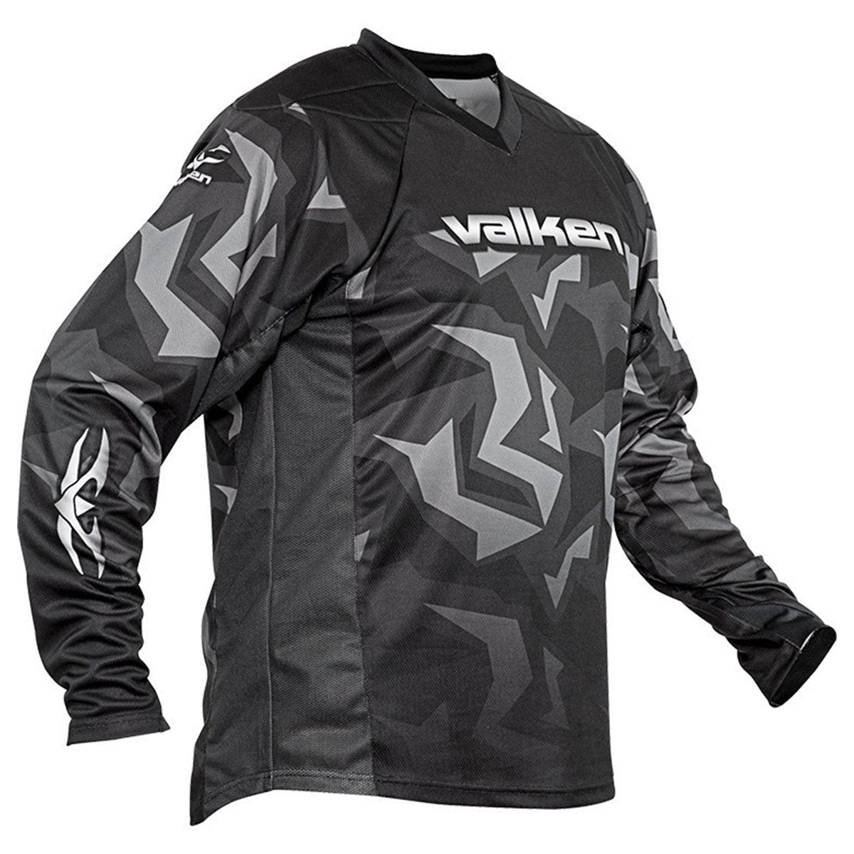 Valken Crusade Riot Jersey - Grey - Large - Valken Paintball
