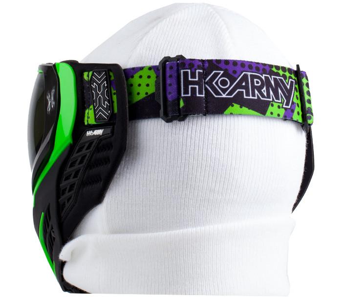 HK Army KLR Goggle - SLIME (Green/Black) - Cobalt Lens - HK Army