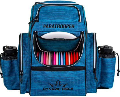 Dynamic Discs Paratrooper Disc Golf Bag - Scratched Camo Blue - Dynamic Discs