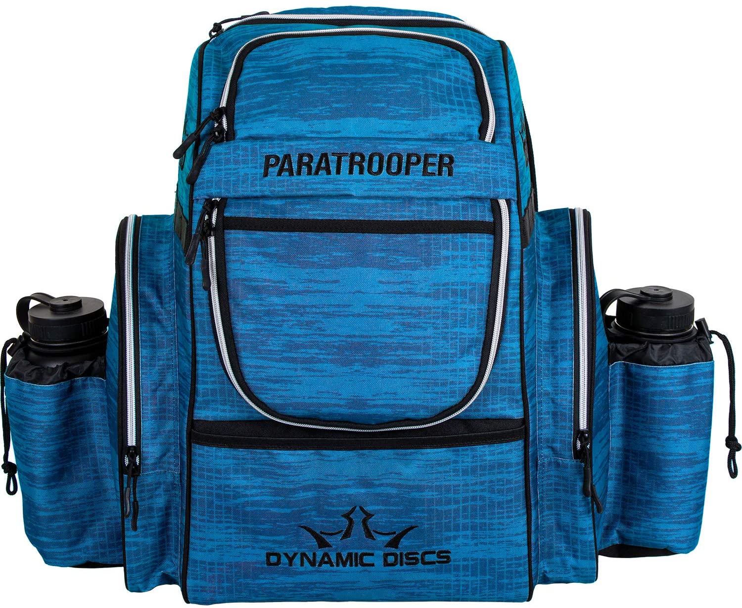 Dynamic Discs Paratrooper Disc Golf Bag - Scratched Camo Blue - Dynamic Discs