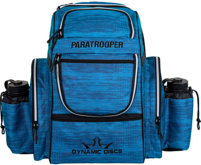 Dynamic Discs Paratrooper Disc Golf Bag - Scratched Camo Blue - Dynamic Discs