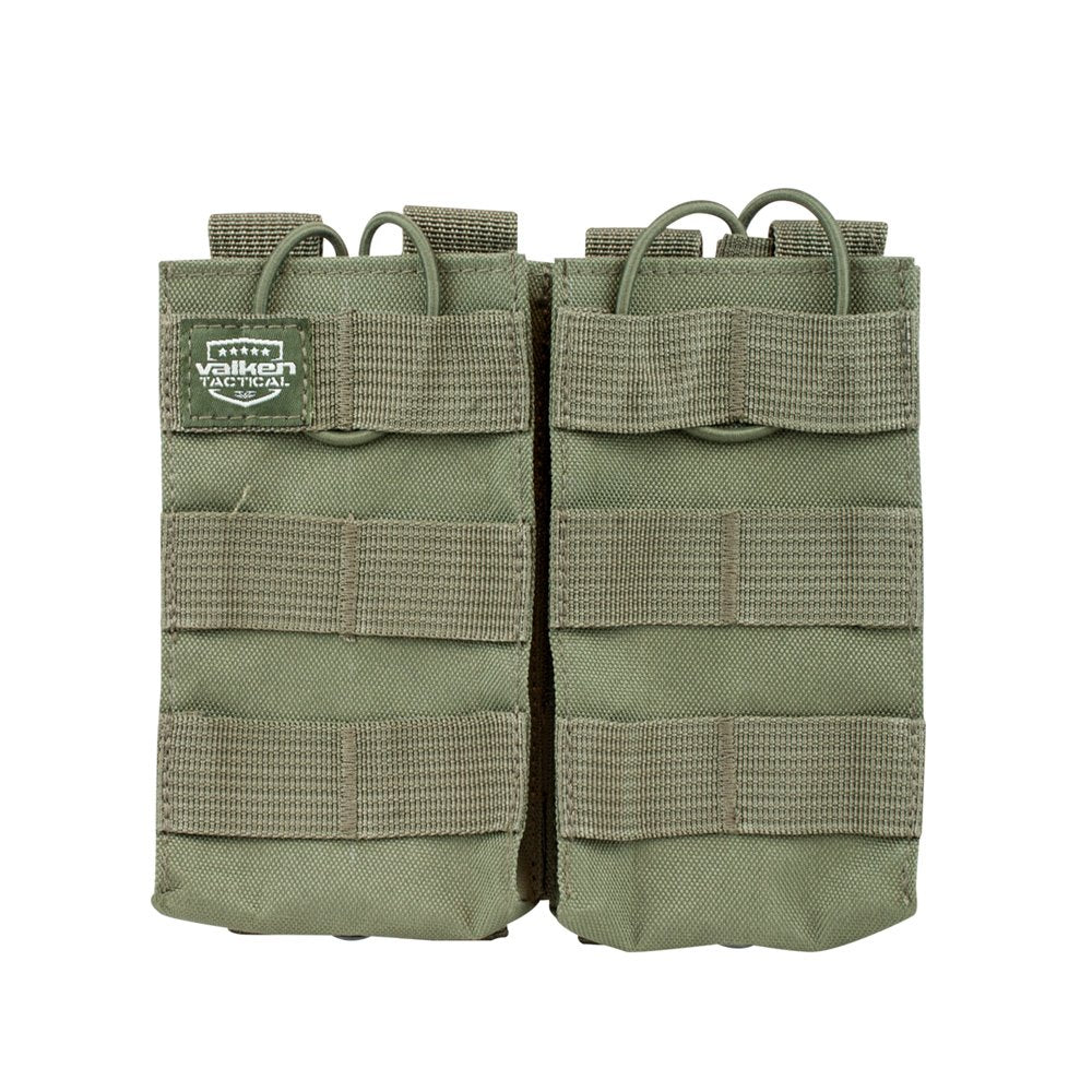 Valken Double Magazine Pouch - OD Green - Valken Airsoft