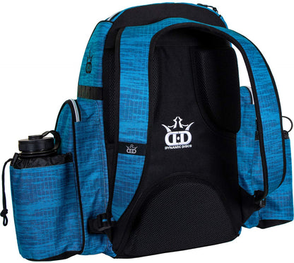 Dynamic Discs Paratrooper Disc Golf Bag - Scratched Camo Blue - Dynamic Discs