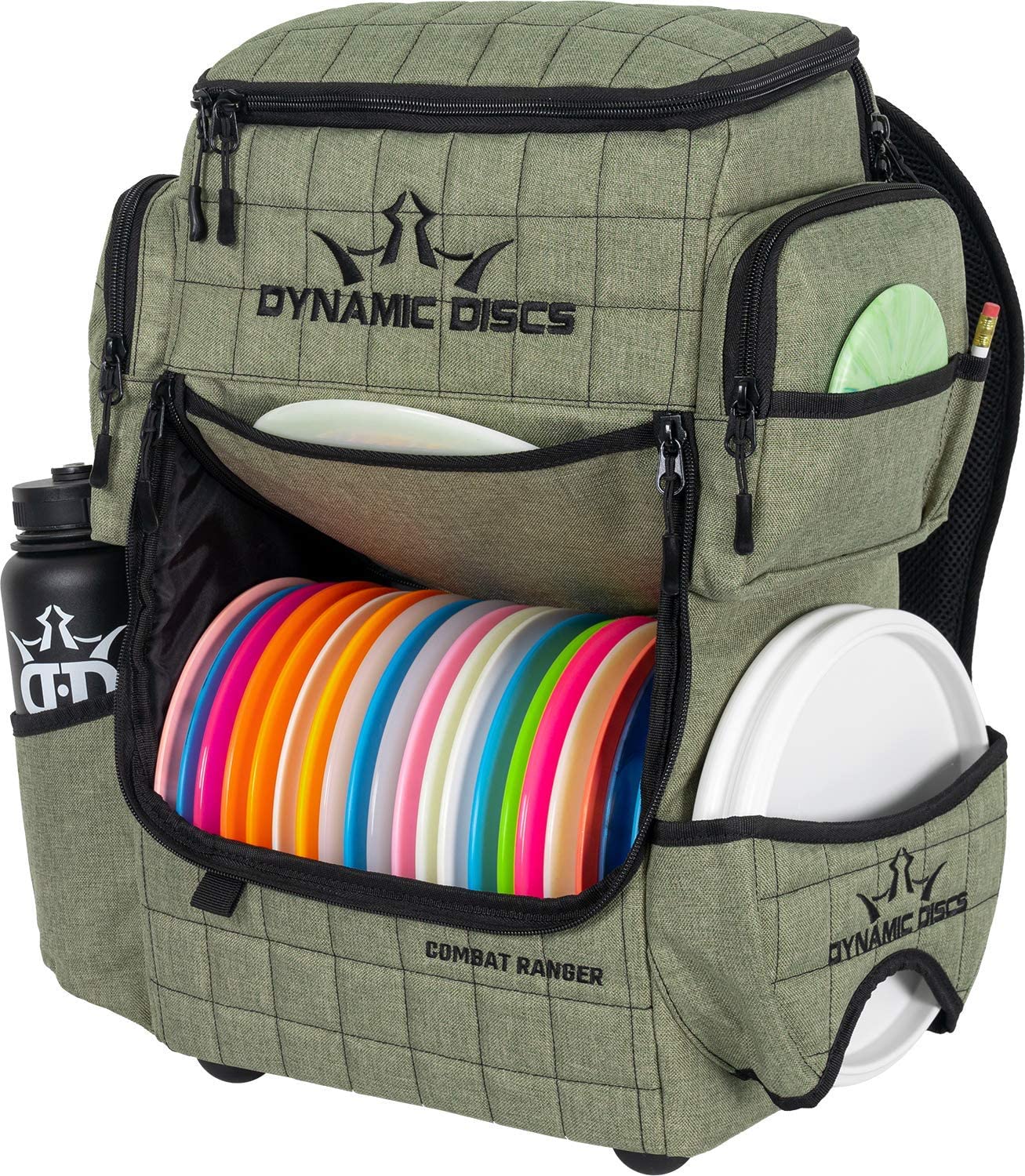 Dynamic Discs Combat Ranger backpack Disc Golf Bag - Olive - Dynamic Discs