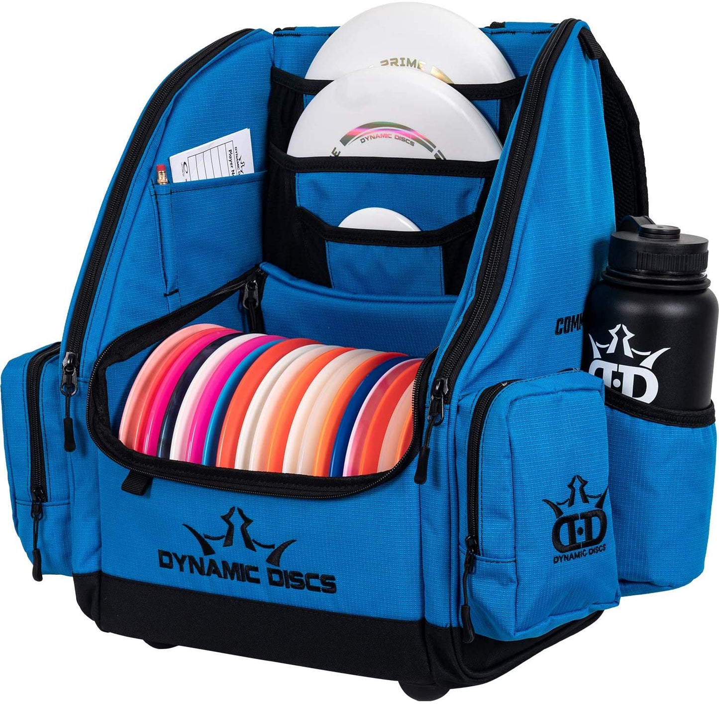 Dynamic Discs Commander Backpack Disc Golf Bag - Ripstop Blue - Dynamic Discs