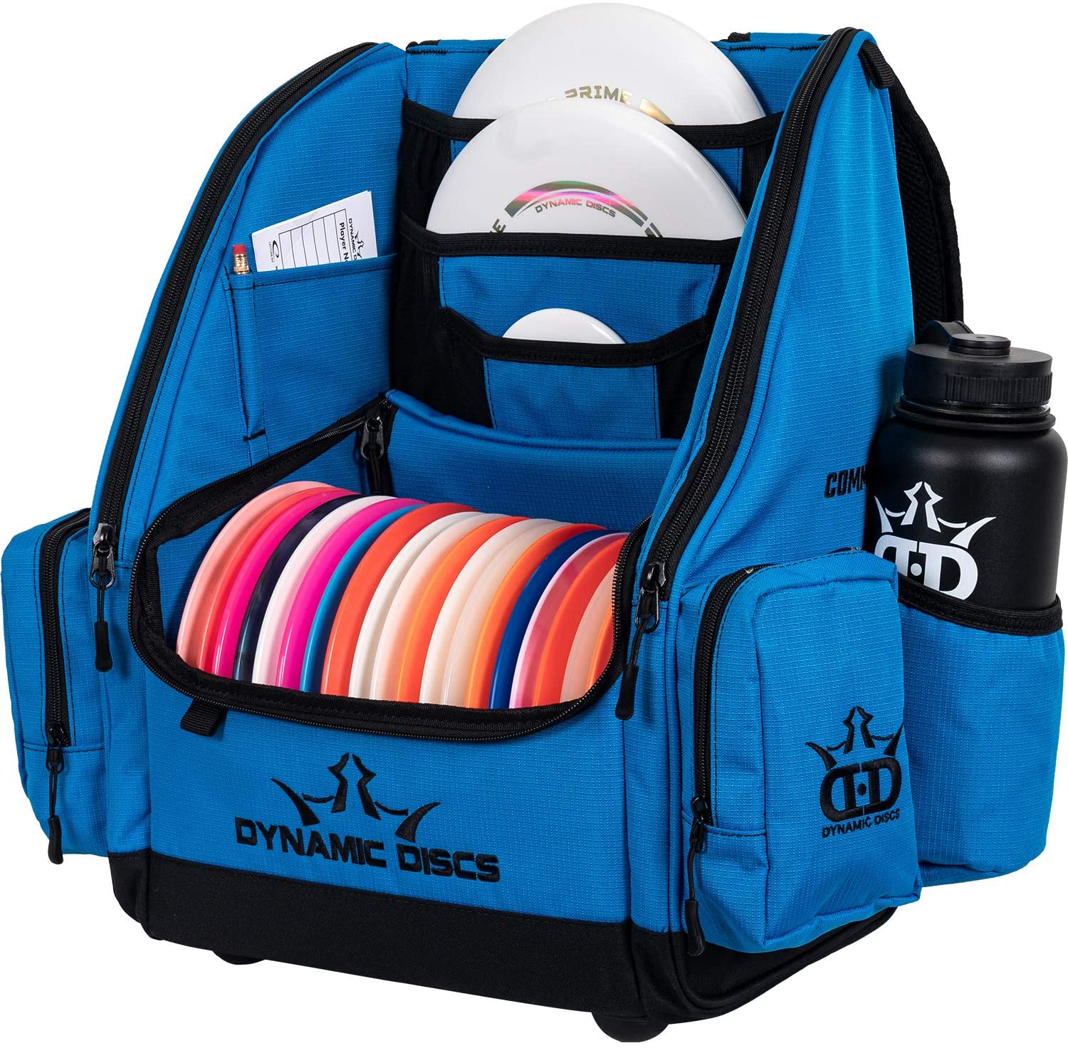 Dynamic Discs Commander Backpack Disc Golf Bag - Ripstop Blue - Dynamic Discs