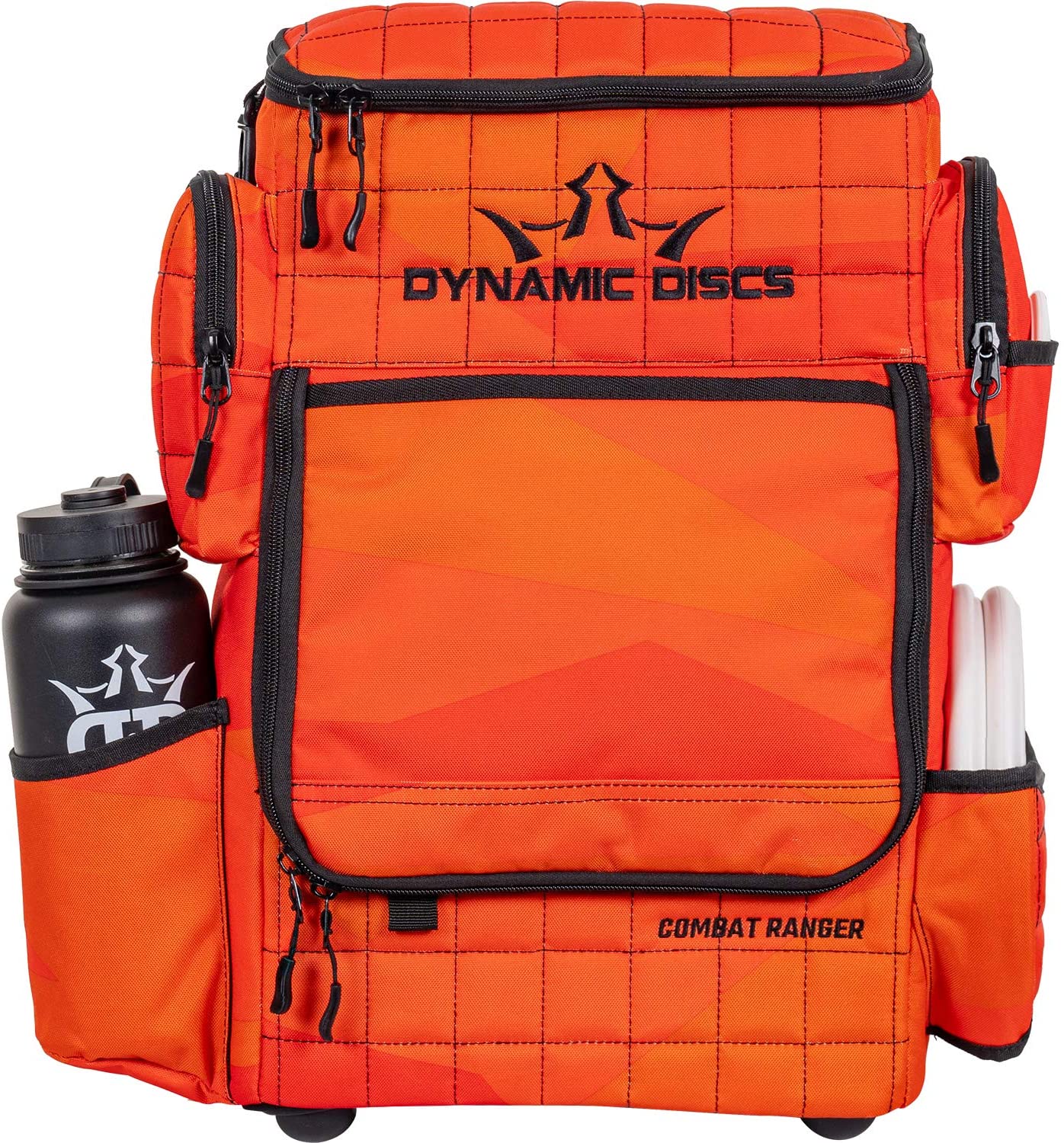 Dynamic Discs Combat Ranger backpack Disc Golf Bag - Infrared Orange - Dynamic Discs