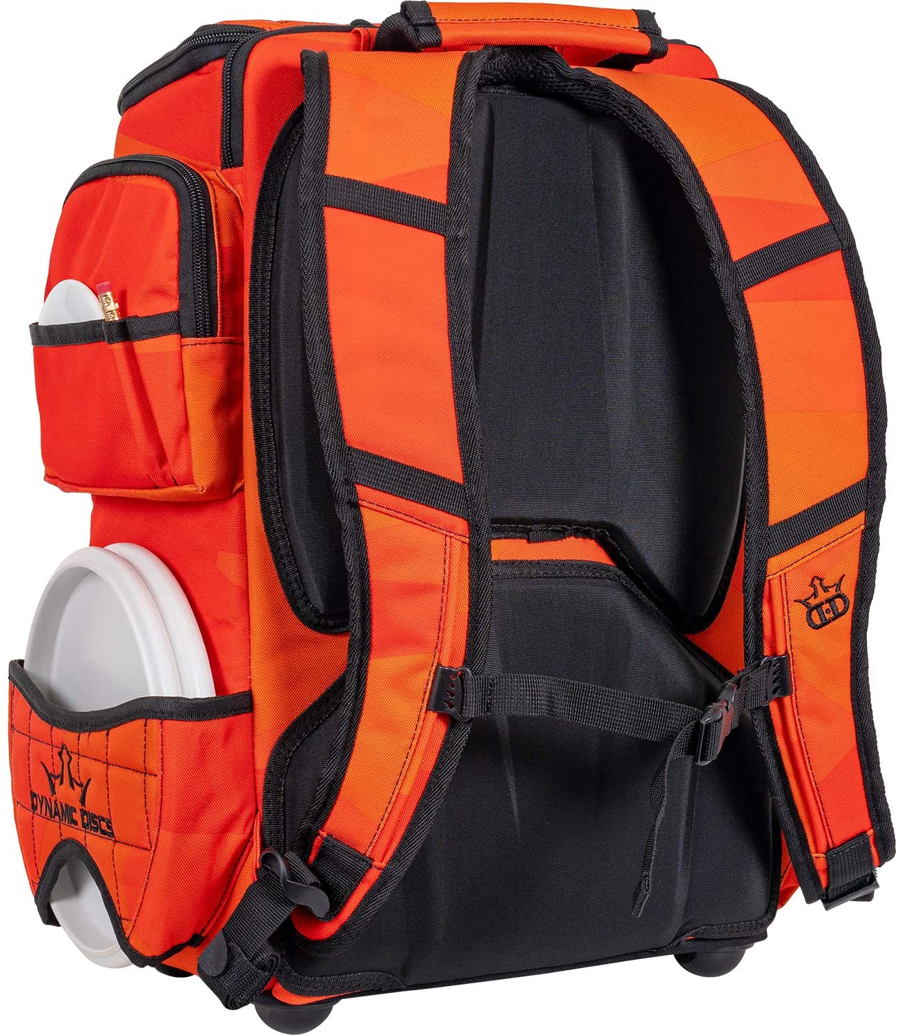 Dynamic Discs Combat Ranger backpack Disc Golf Bag - Infrared Orange - Dynamic Discs