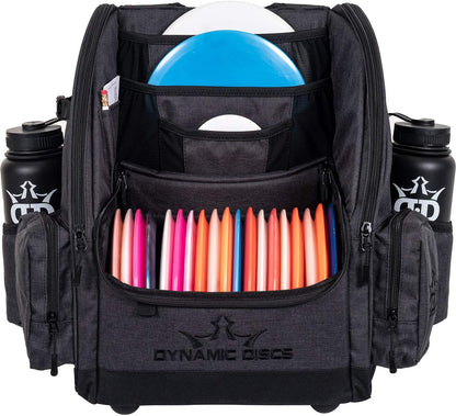 Dynamic Discs Commander Backpack Disc Golf Bag - Heather Black - Dynamic Discs
