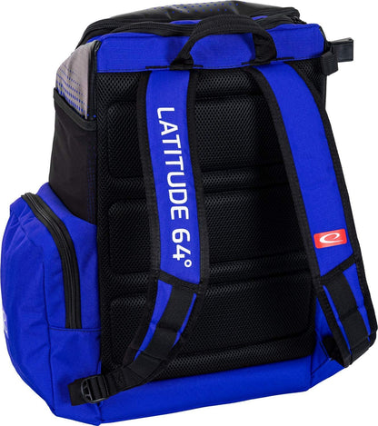 Latitude 64 Luxury Core Pro backpack Disc Golf Bag - Blue - Latitude 64