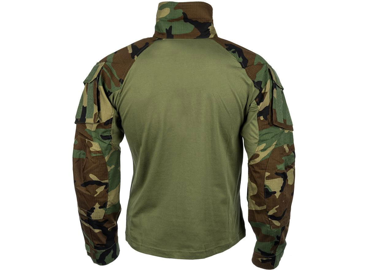 EmersonGear 1/4 Zip Tactical Combat Shirt - Woodland