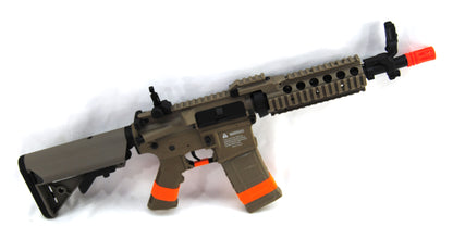 Tippmann Tactical Basic Training CQB RIS Airsoft Rifle (NiMH 9.6V Battery & Changer) - Tan