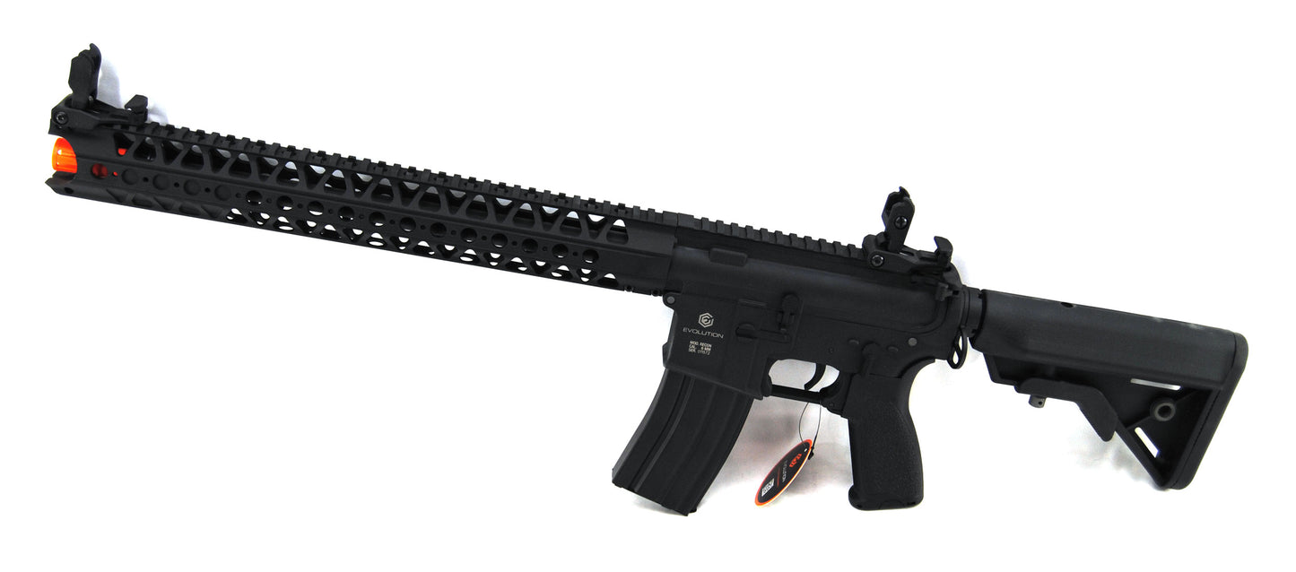 Evolution Combat Recon S 14.5" LVOA-S Carbontech Airsoft Rifle - Black