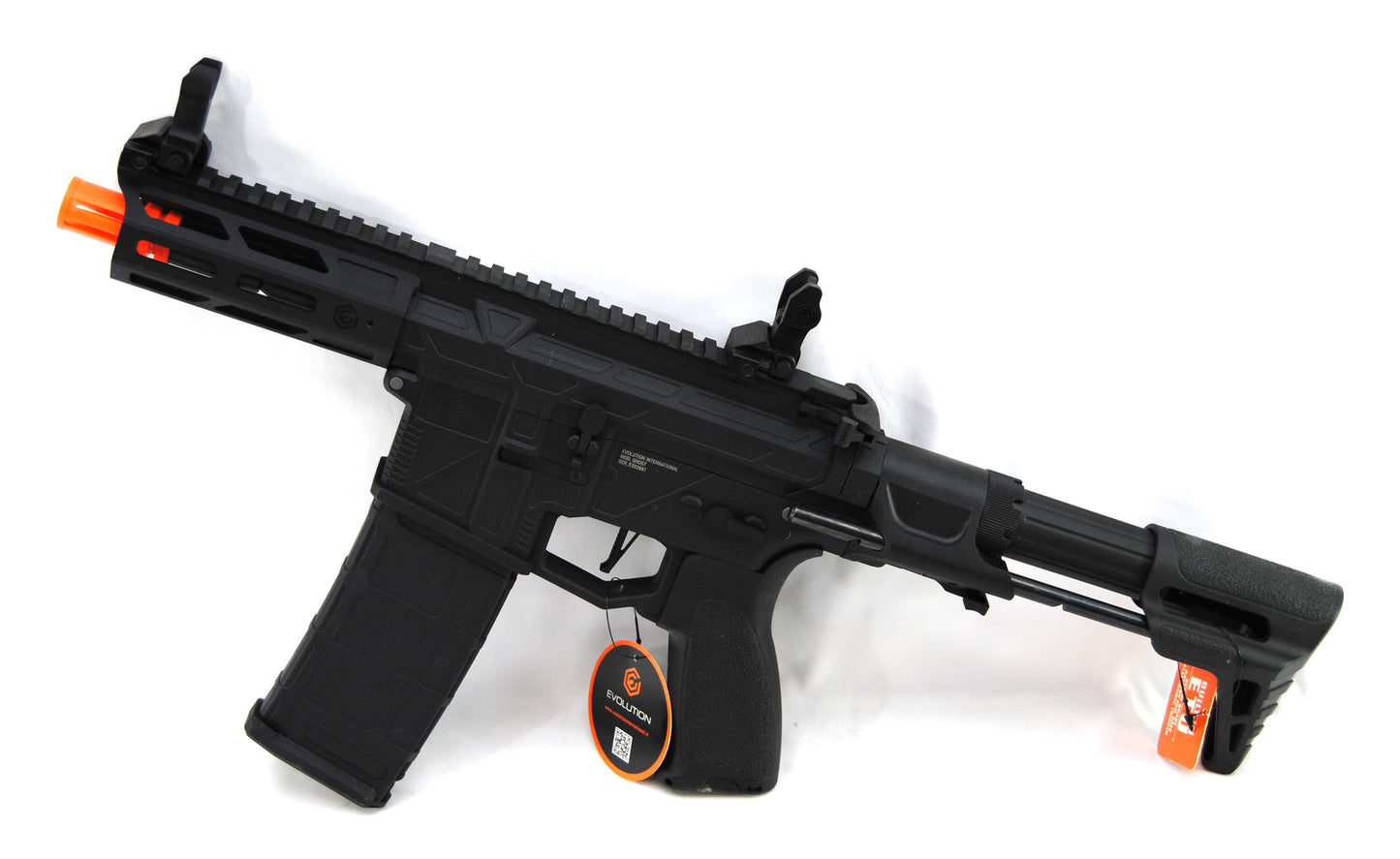 Evolution Combat Ghost XS EMR PDW Carbontech ETU Airsoft Rifle - Black