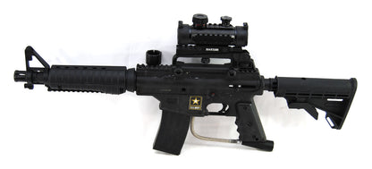 Used Tippmann Alpha Black Elite w/ E-Grip &amp; Red/Green Dot - Black - Tippmann Sports