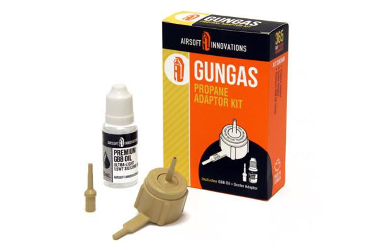 Airsoft Innovations GunGas Propane Adaptor Kit - Valken Paintball