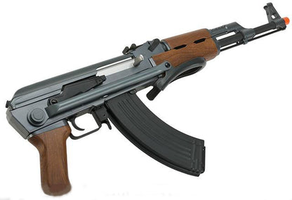 CYMA Sport AK47S Under-Folding Stock Airsoft AEG Rifle w/ Simulated Wood Furniture - Evike