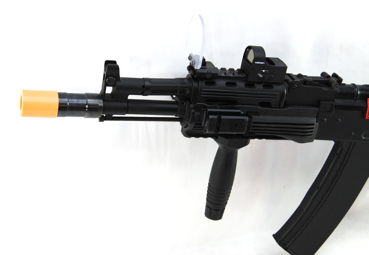 Classic Army Full Metal CA026M AK-74 Tactical Airsoft AEG Rifle w/ Upgrades Bundle - Black - Classic Army