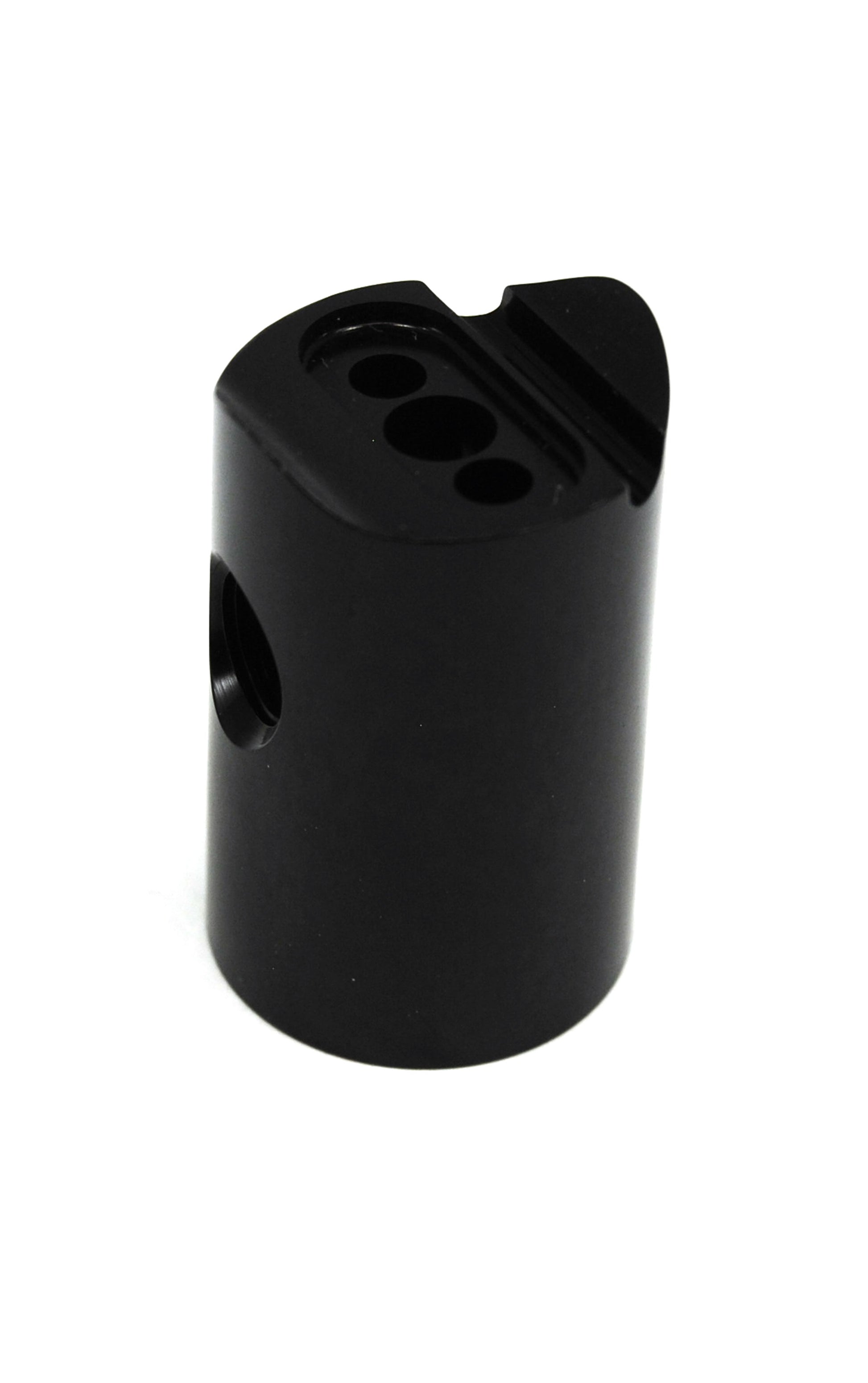 Lapco Cocker Mini Vertical ASA Adapter for Electronic Cockers - Straight w/ Gauge Port - Lapco