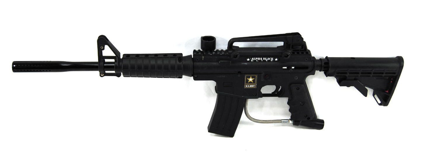 Used Tippmann Sports Alpha Black Elite w/ Sniper Barrel - Tippmann Sports