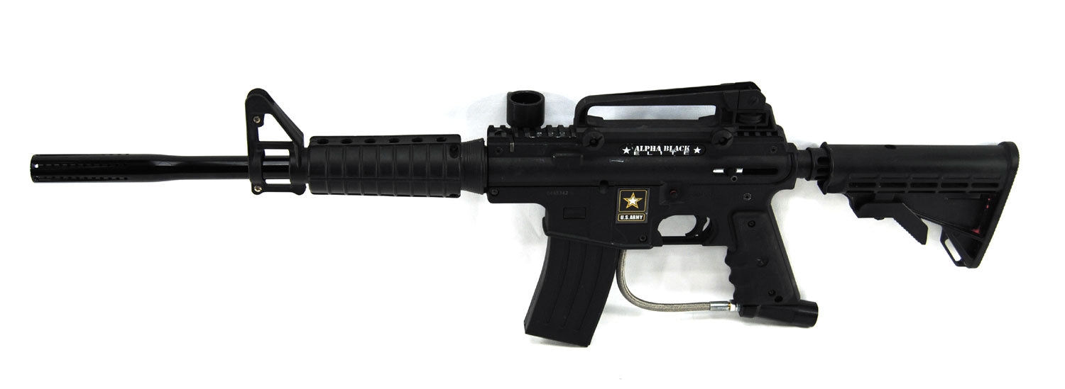 Used Tippmann Sports Alpha Black Elite w/ Sniper Barrel - Tippmann Sports