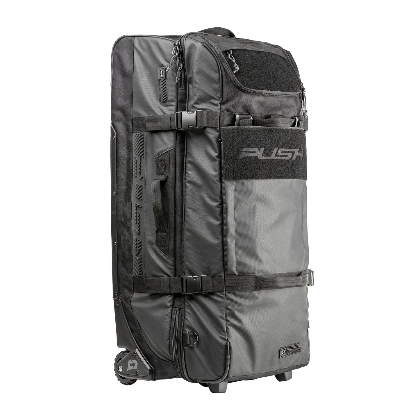 Push Paintball Division 1 Large Roller Gearbag w/ Tigerstripe Backpack Strap Kit