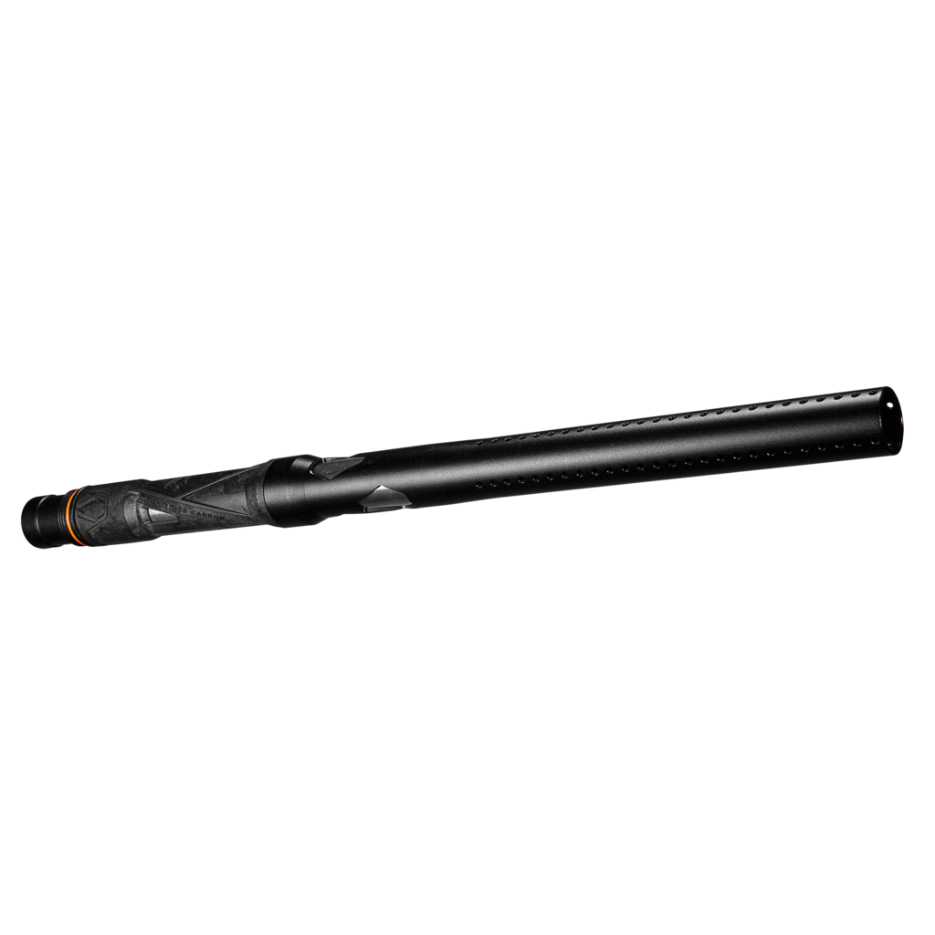 CRBN Carbon IC Paintball Barrel - Black - LUXE Thread