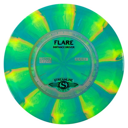 Streamline Cosmic Neutron Flare Disc