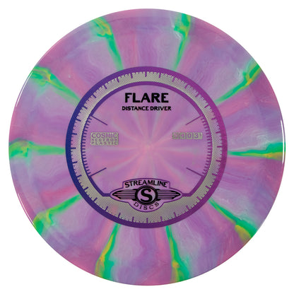 Streamline Cosmic Neutron Flare Disc