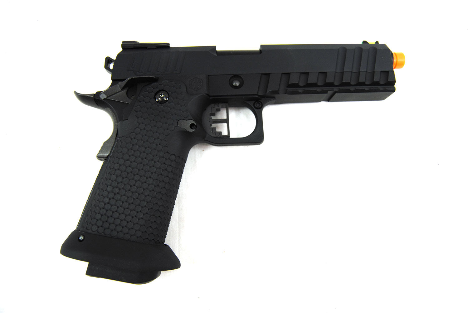 AW Custom Competitor Hi-CAPA Gas Blowback Airsoft Pistol - Black Ace - AW Custom