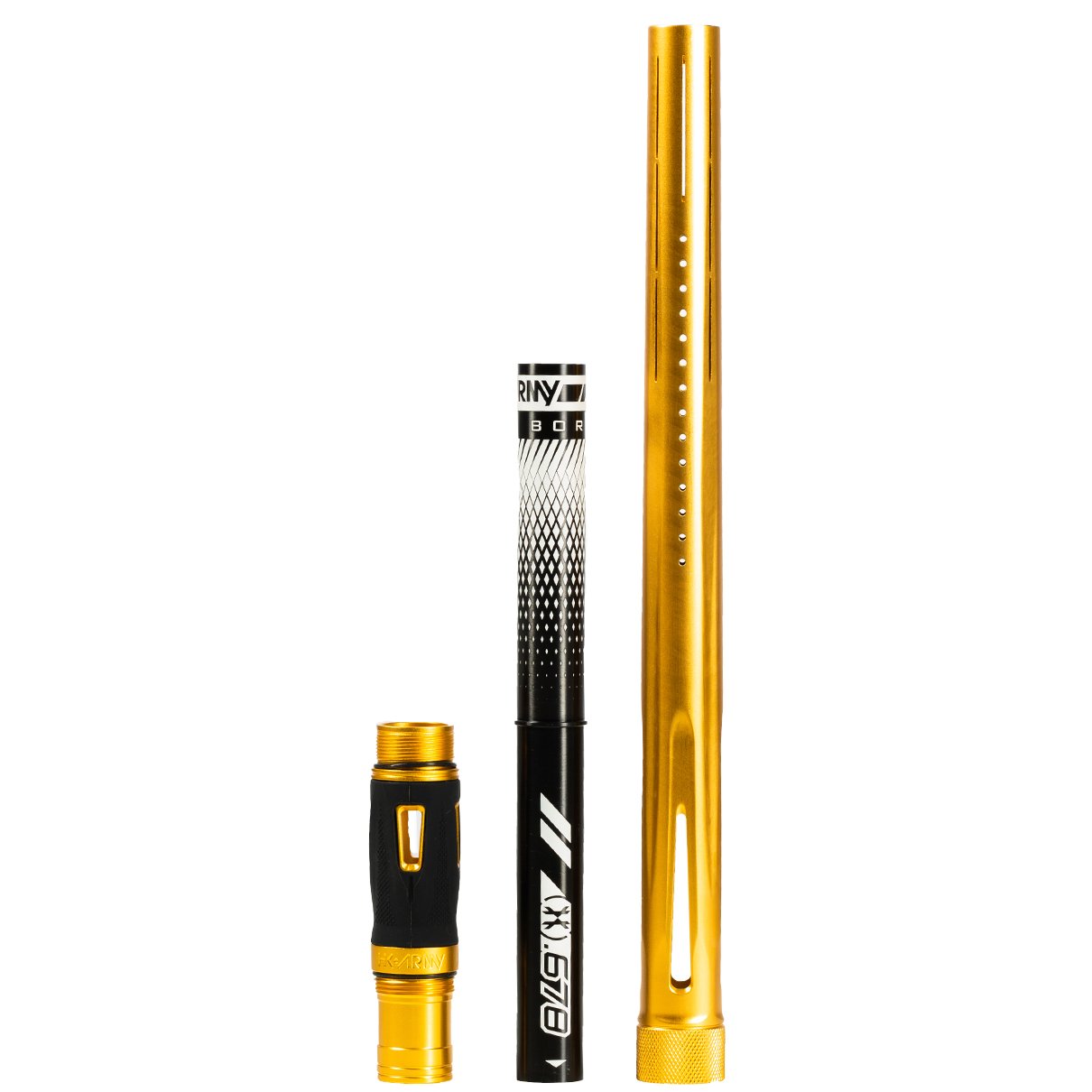 HK Army LAZR Barrel Kit (15") - Autococker - Dust Gold - Black Inserts