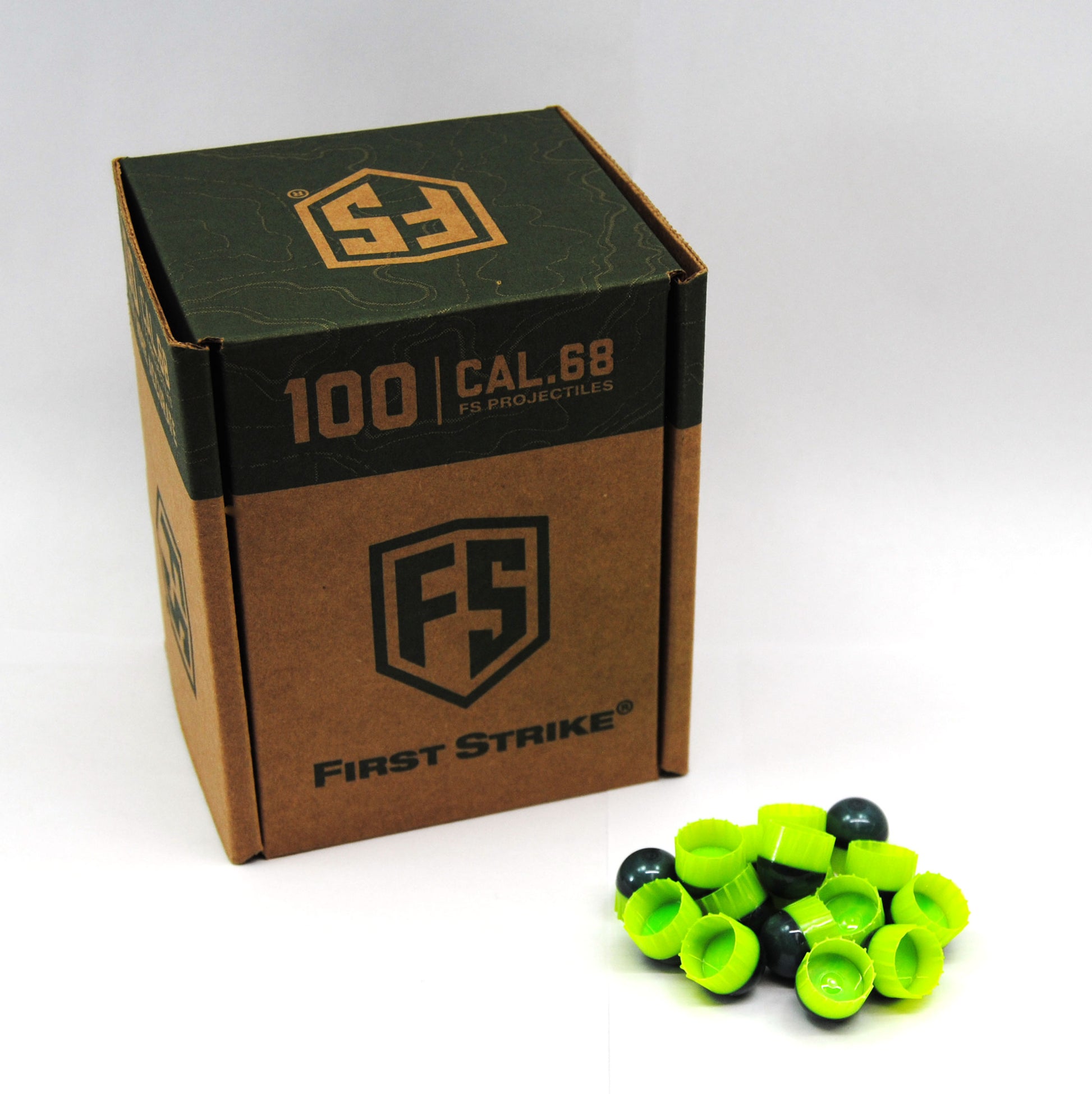 First Strike Rounds - 100ct - Smoke/Green - First Strike